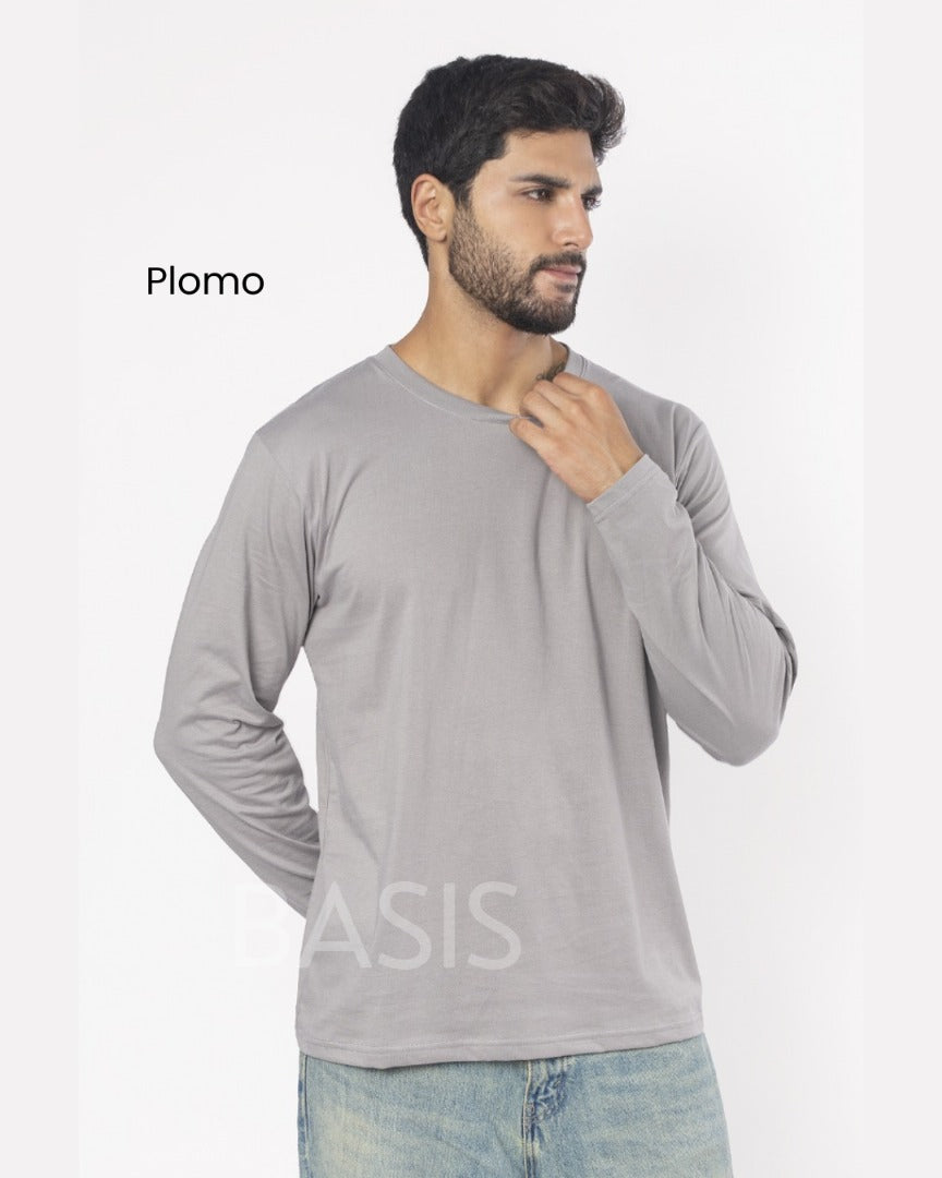 Polo Manga Larga Hombre