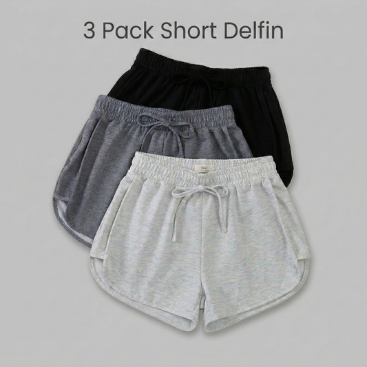 3-PACK Short Delfin