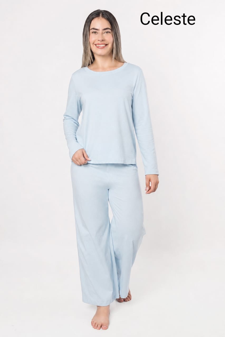 Pijama Manga Larga 100% algodón