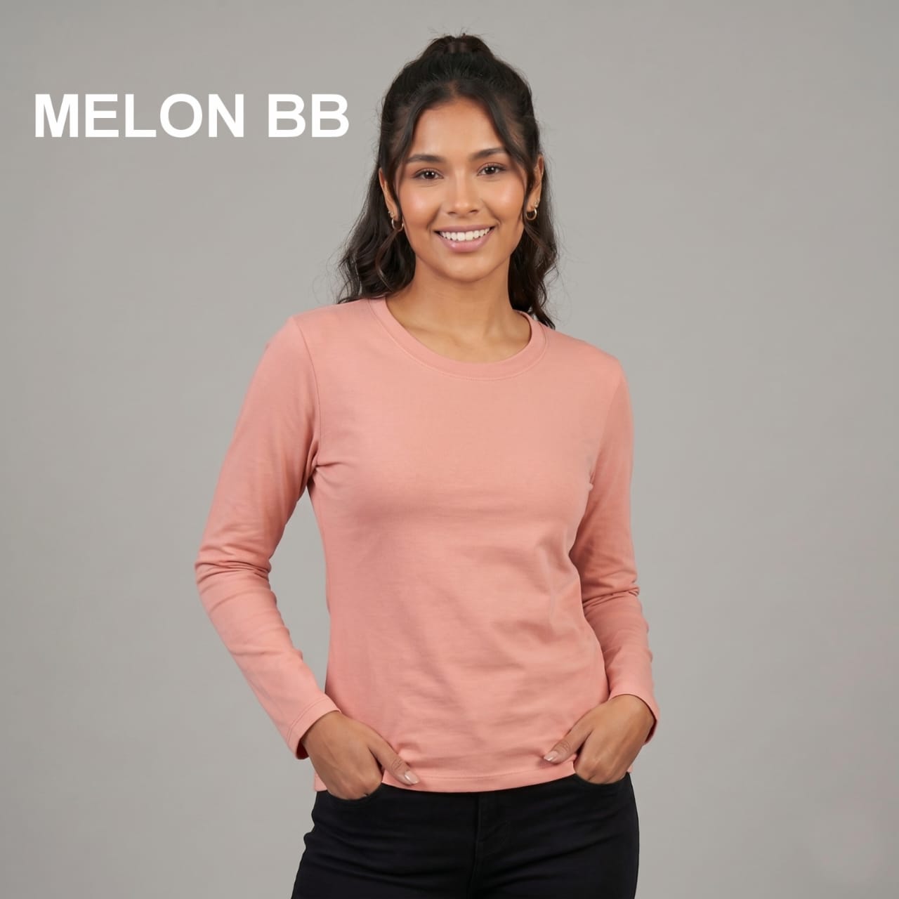 Polo Manga Larga Dama 100% Algodon